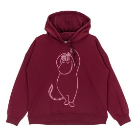 Moomin Salla Hoodie Coiffure Burgundy