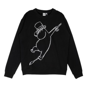 Moomin Unto Sweatshirt Windy Black