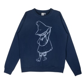 Moomin Unto Sweatshirt Backpack Dark blue