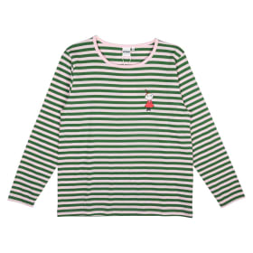 Muumi Elena-paita Myy raita vihreä