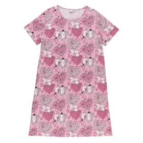 Muumi Sini-yöpaita Ystävät vaaleanpunainen