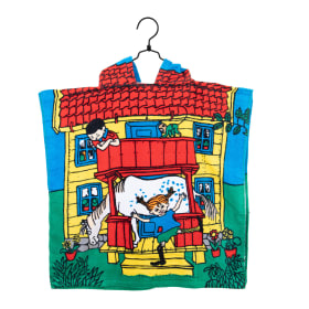 Pippi Longstocking Villekulla Poncho Towel