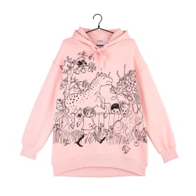 Pippi Longstocking Ella Hoodie Pippi pink