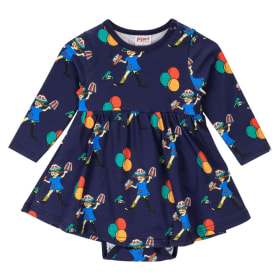 Peppi Pitkätossu Ilmapallot-bodymekko tummansininen