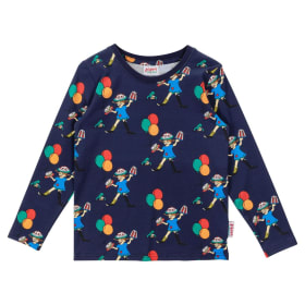 Peppi Pitkätossu Ilmapallot-paita tummansininen