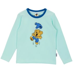 Bamse Nalle hyppää -paita vaaleanvihreä
