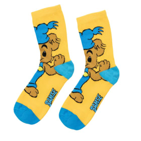 Bamse Vahvin nalle -sukat keltainen