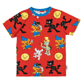 Bamse Nalle-kamut-t-paita punainen