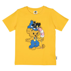 Bamse Jäätelö-t-paita keltainen