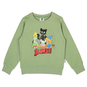 Bamse Nalle-collegepaita vihreä