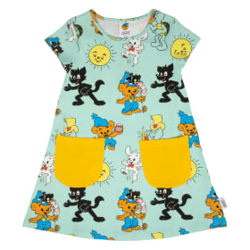 Bamse Nalle kamut -mekko lyhythihainen minttu