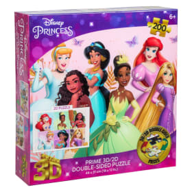 Prime 3D Puzzle 200 Double-Sided Pieces Princess