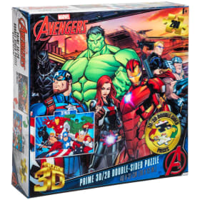 Prime 3D Palapeli 200 kaksipuolista palaa Avengers