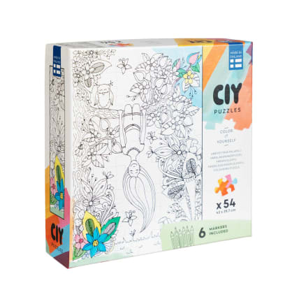 Peliko CIY Jigsaw Puzzle 54 Pieces with Markers Climbing Tree