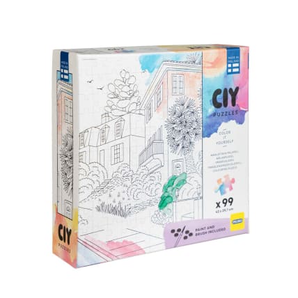 Peliko CIY-palapelit 99 palaa ja vesivärit Katukuva