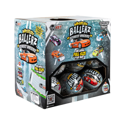 HST Mystery Ballerz Street Racerz display