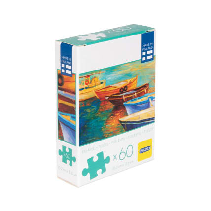 Peliko Mini Jigsaw Puzzle 60 Pieces Boats