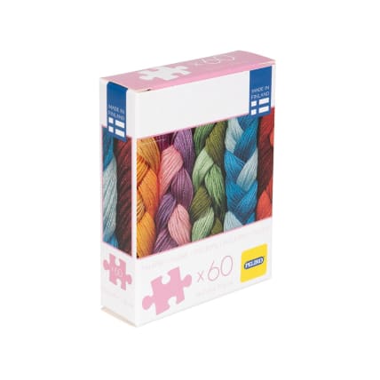 Peliko Mini Jigsaw Puzzle 60 Pieces Braided Yarn