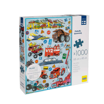 Mauri Kunnas Palapeli 1000 palaa Hurjan hauskat autot