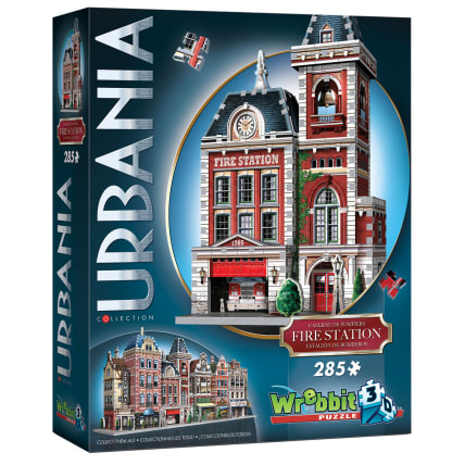 Wrebbit Urbania Fire Station New 3D-palapeli