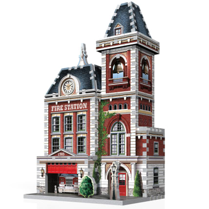 Wrebbit Urbania Fire Station New 3D-palapeli
