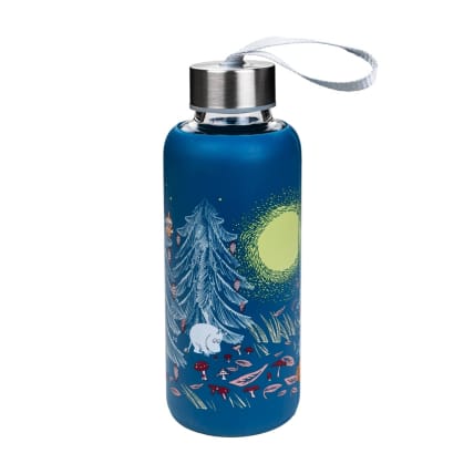 Moomin Primeval Forest Glass Water Bottle