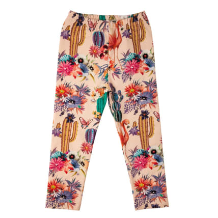 Ma-ia Family Flamingo Leggings Beige