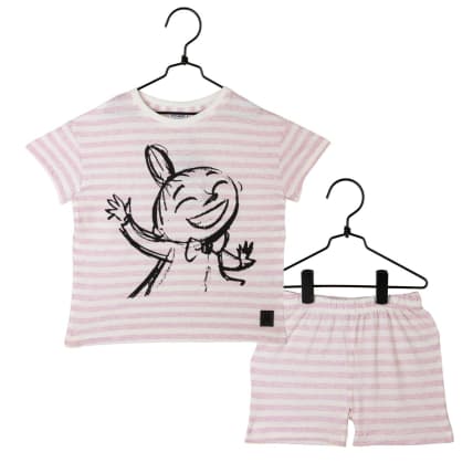 Moomin Sketch PJ Short Set Little My Kids' pink