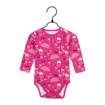 Muumi Rusetti-body pinkki