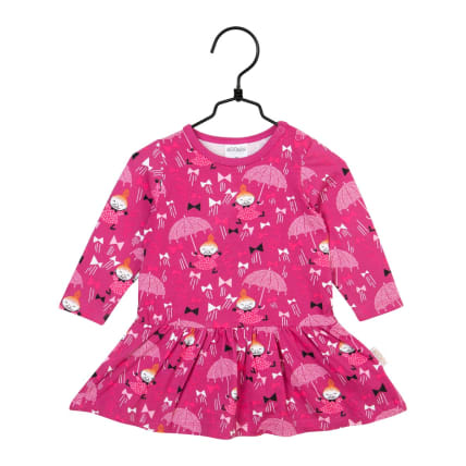 Muumi Rusetti-mekko vauvalle pinkki