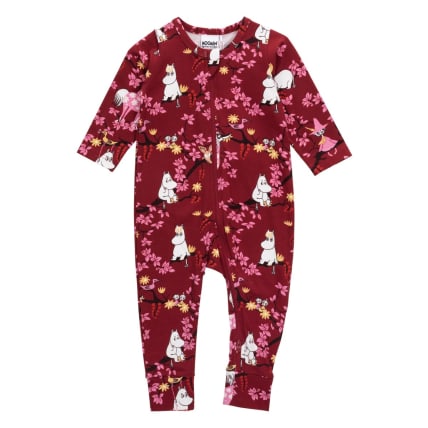 Muumi Kiipeilypuu-pyjama burgundi
