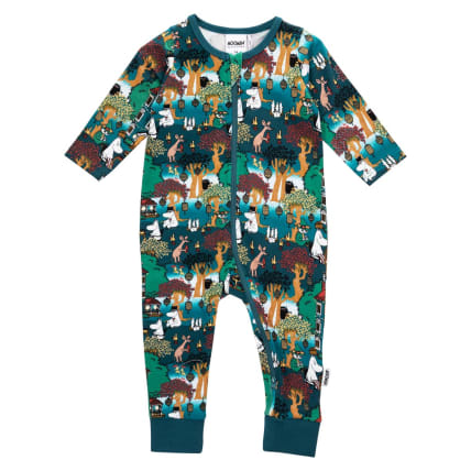 Muumi Pidot-pyjama sininen