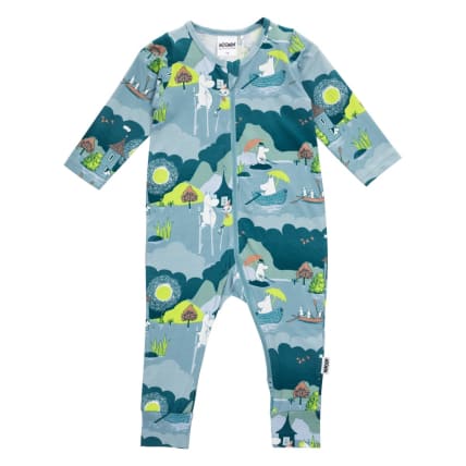 Muumi Vedenpaisumus-pyjama sininen