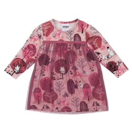 Moomin Whispering Dress Baby Rose