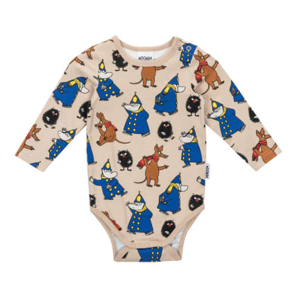Muumi Ponteva-body beige