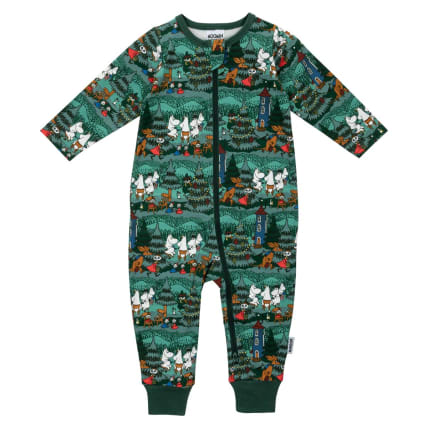 Muumi Pihajuhla-pyjama vihreä