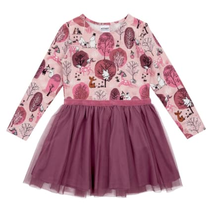 Moomin Whispering Tulle Dress Rose