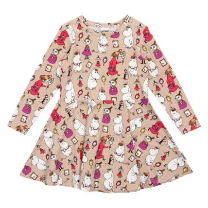 Moomin Mirrors Dress Beige