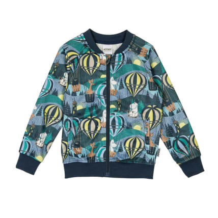 Muumi Aamulento-verkkatakki sininen