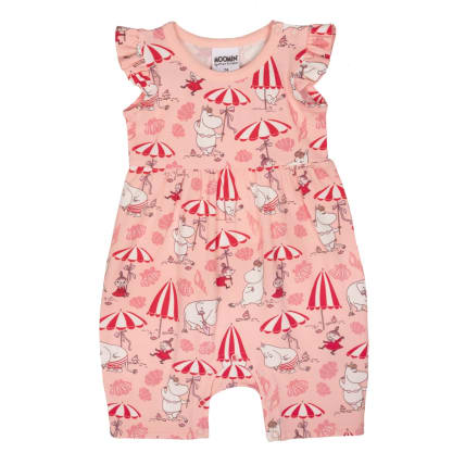 Moomin Shell Beach Playsuit Coral