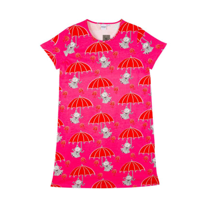 Moomin Rose My Nightgown Short-sleeve Magenta