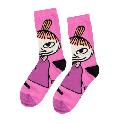 Moomin Shy Little My Socks Pink