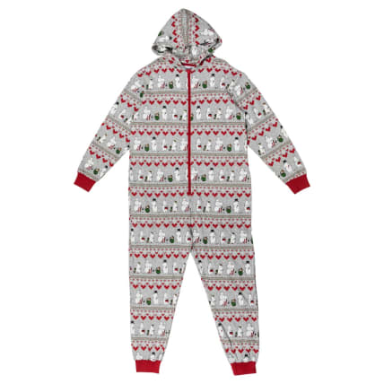 Moomin Misa Overall Winter Heart Grey melange