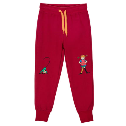 Peppi Pitkätossu Peppi-collegehousut tummanpunainen