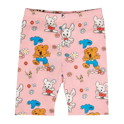 Bamse Nalle ja kukat -shortsit roosa