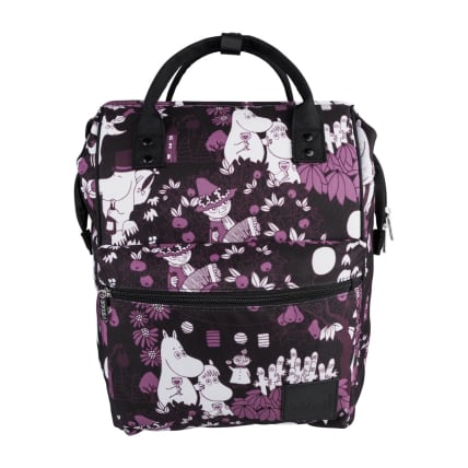 Moomin Samu Backpack Party Moment Black/Plum