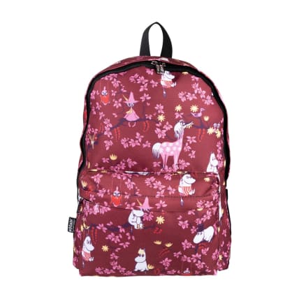 Moomin Nipsu 2 Backpack Climbing Tree Burgundy