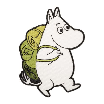 Muumi Retkeilijä-kangasmerkki