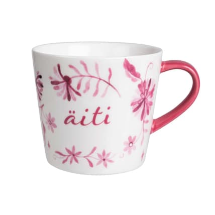 Koti Äiti-muki Taikakukka 3,5 dl valkoinen