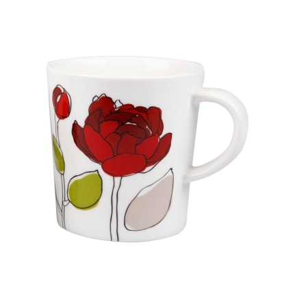 Koti Pioni Mug red 3 dl